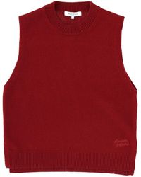 Maison Kitsuné - Solid Crew Neck Top - Lyst