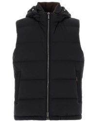 Moorer - Dark Hood Jacket - Lyst