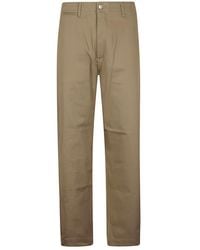 Edwin - Cotton Wide-Leg Trousers - Lyst