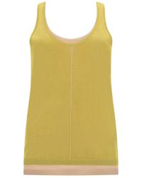 Paul Smith - Solid Scoop Neck Top - Lyst