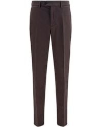 Brunello Cucinelli - Dyed Cotton Pants - Lyst