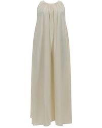 Alysi - Round Neck Maxi Dress - Lyst