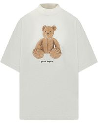 Palm Angels - Graphic Mock Collar T-Shirt - Lyst