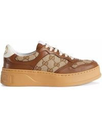 Gucci - Gg Canvas Low-Top Trainers - Lyst