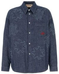 Marni - Relaxed Embroidered Shirt - Lyst