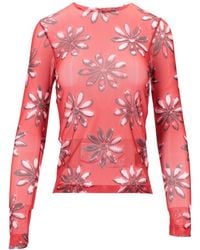 MERYLL ROGGE - Crew Neck Floral T-Shirt - Lyst