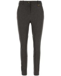 Burberry - Slim Flat Front Pants - Lyst