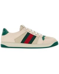 Gucci - Color Block Lace Up Sneakers - Lyst