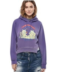 DSquared² - Graphic Hood Sweatshirt - Lyst
