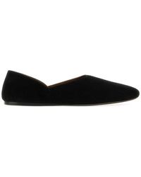 KHAITE - Jane Leather And Suede Ballerinas - Lyst