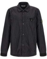 Stone Island - Stone Island Nylon Shell Overshirt - Lyst