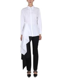 McQueen - Tailored Solid Shirt - Lyst