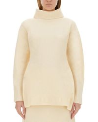 Jil Sander - Regular Fit Turtleneck Sweater Size 38 - Lyst