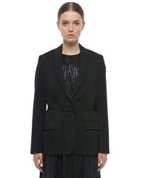 Stella McCartney - Solid Shawl Lapel Blazer - Lyst