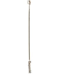 DSquared² - Golden Gothic Drop Single Earring - Lyst