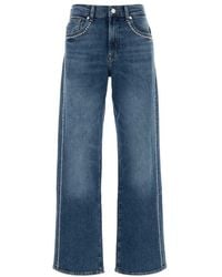 7 For All Mankind - Light Flared High Rise Jeans - Lyst