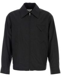 Bottega Veneta - Slate Wool Jacket - Lyst