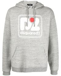 DSquared² - Logo Hood Sweatshirts - Lyst