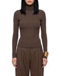 Max Mara - Knitted Turtle Neck Sweater - Lyst