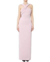 Solace London - Halter Neck Maxi Dress - Lyst