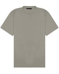 Low Brand - Solid Crew Neck T-Shirt - Lyst