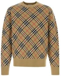 Burberry - Crew Neck Sweater - Lyst
