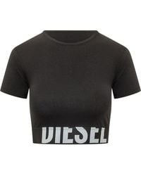 DIESEL - Logo Crew Neck T-Shirt - Lyst
