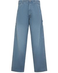 Maison Margiela - Relaxed Fit Wide Leg Jeans With Cargo Pockets - Lyst