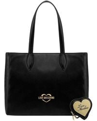 Love Moschino - Heart Logo Large Tote - Lyst