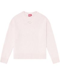 DIESEL - Logo Wool Blend Sweater - Lyst