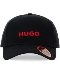 HUGO - Embroidered Logo Baseball Hat - Lyst