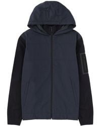 BOSS - Dark Solid Hood Jacket - Lyst