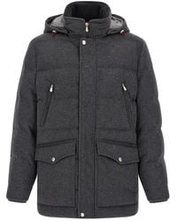 Brunello Cucinelli - Solid Hooded Jacket - Lyst