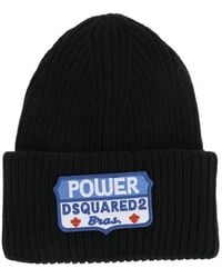 DSquared² - Logo Beanie Cap - Lyst