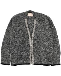 Circus Hotel - Knitted V Neck Cardigan - Lyst