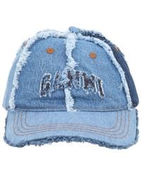 Ganni - Multicolour Organic Cotton Recycled Cotton Hat - Lyst