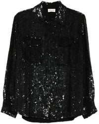 P.A.R.O.S.H. - Regular Embellished Shirt - Lyst