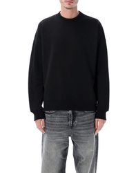 DIESEL - Logo Crew Neck Sweatshirt - Lyst