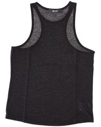 LA ROSE - Cotton Cropped Tank Top - Lyst