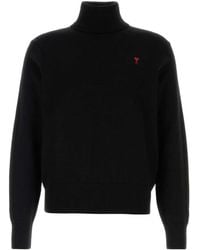 Ami Paris - Ami Wool Sweater - Lyst