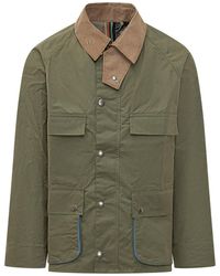 Barbour - Solid Shirt Collar Jacket - Lyst