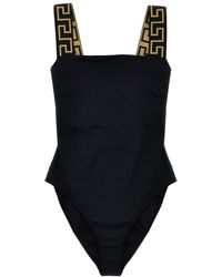 Versace - Greca Swimsuit - Lyst