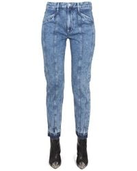 Isabel Marant - Tapered High Rise Jeans - Lyst