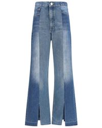 E.L.V. Denim - Light Flared High Rise Jeans - Lyst