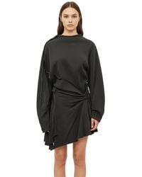 DIESEL - Crew Neck Mini Dress - Lyst