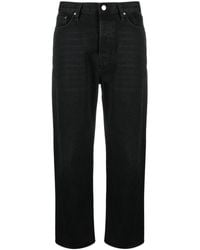 TOTEME - High-Rise Straight-Leg Organic Cotton Jeans - Lyst