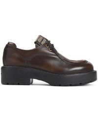 Miu Miu - Laced Shoes - Lyst