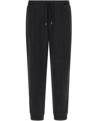 Brunello Cucinelli - Cotton, Cashmere And Silk Joggers - Lyst