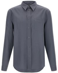 Marni - Contrasting Sleeve Virgin Wool Shirt - Lyst