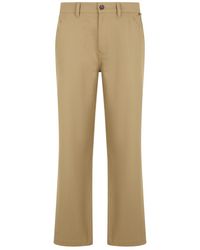 Burberry - Flat Front Pant - Lyst